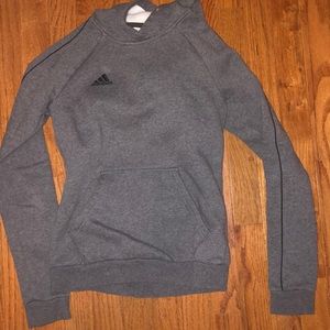 grey adidas hoodie